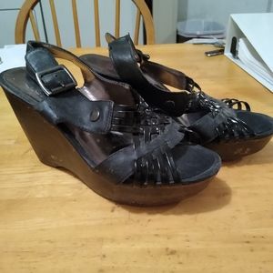 Lei Slingback wedge heels